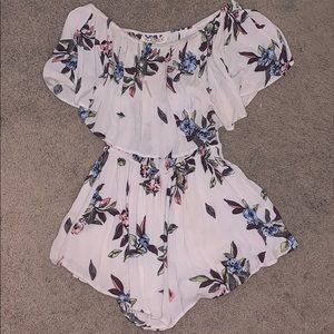 Off the shoulder romper OS